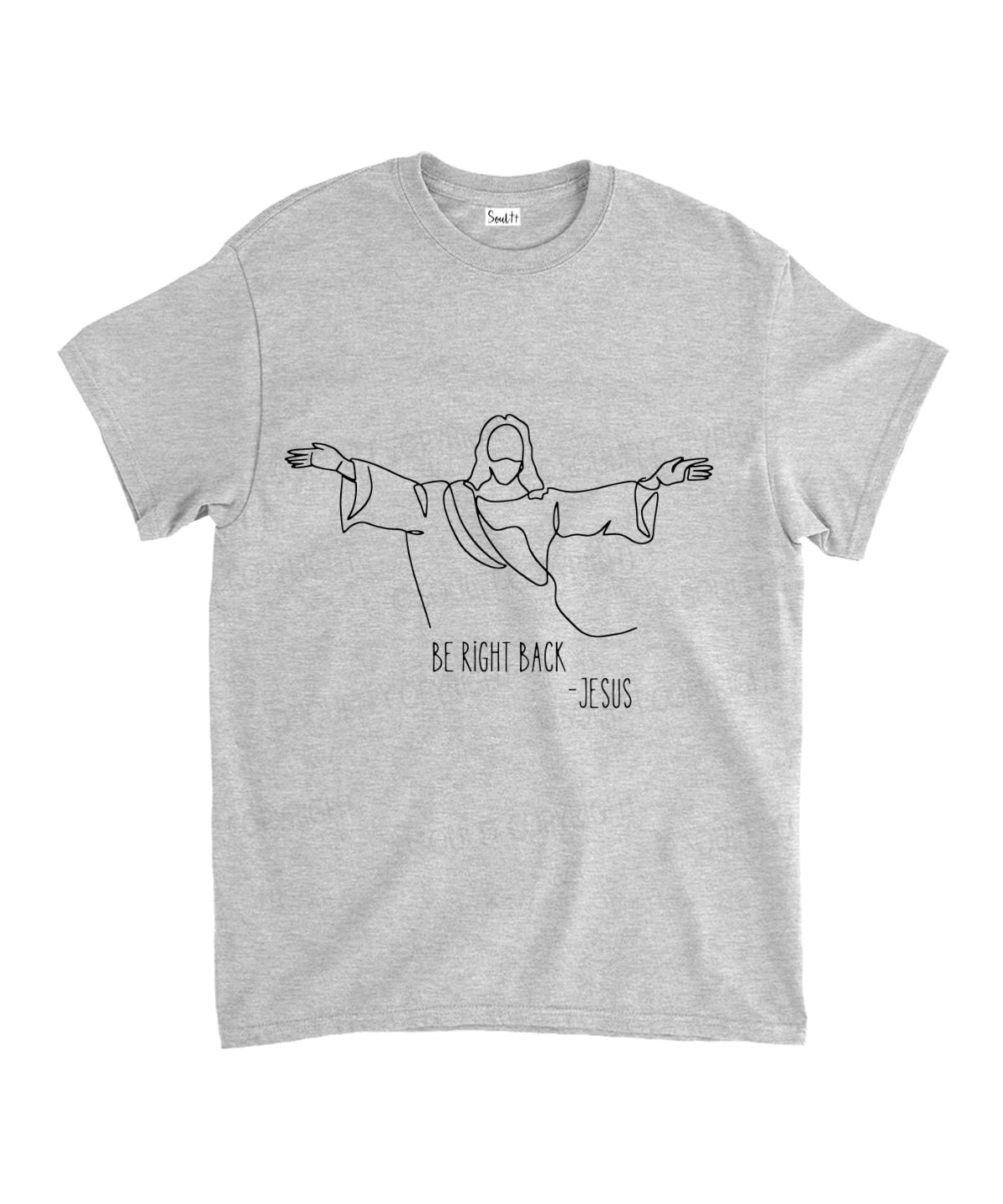 Be Right Back Unisex Cotton Christian T-Shirt Hoodie, Sweatshirt | CiraTrend.com (Image 4)