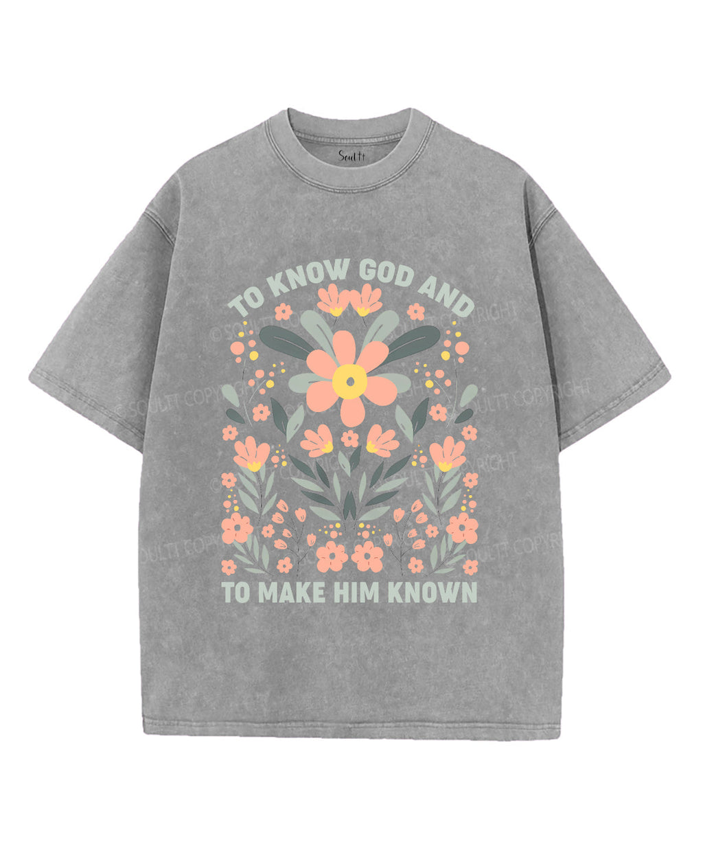 To Know God Unisex Washed Christian T-shirt Hoodie, Sweatshirt | CiraTrend.com (Image 4)