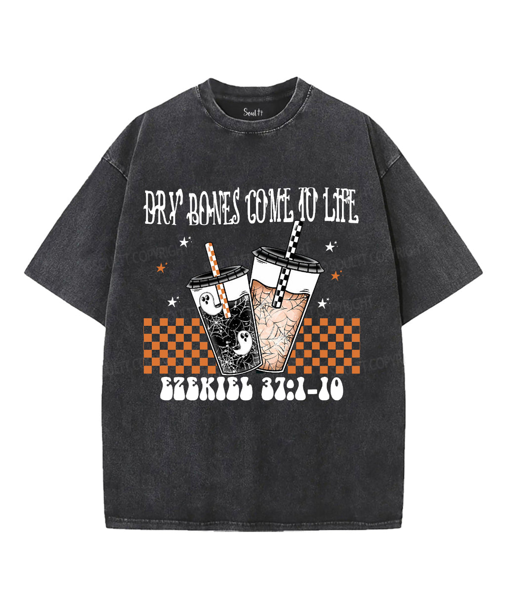 Dry Bones Come To Life Unisex Washed Christian T-shirt Style008 Hoodie, Sweatshirt | CiraTrend.com (Image 2)