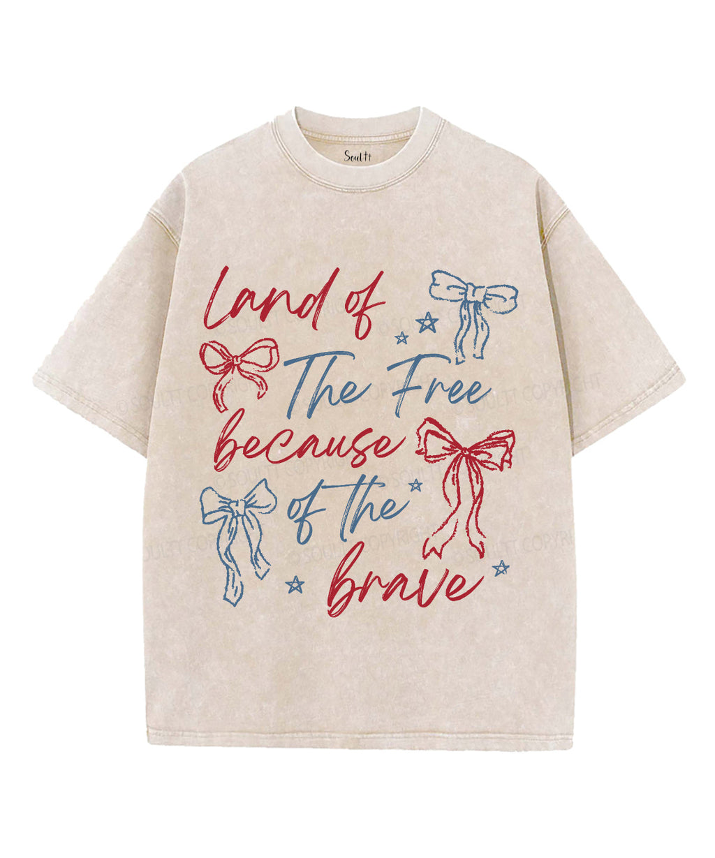 Land Of The Free Unisex Washed Christian T-shirt Style003 Hoodie, Sweatshirt | CiraTrend.com (Image 4)