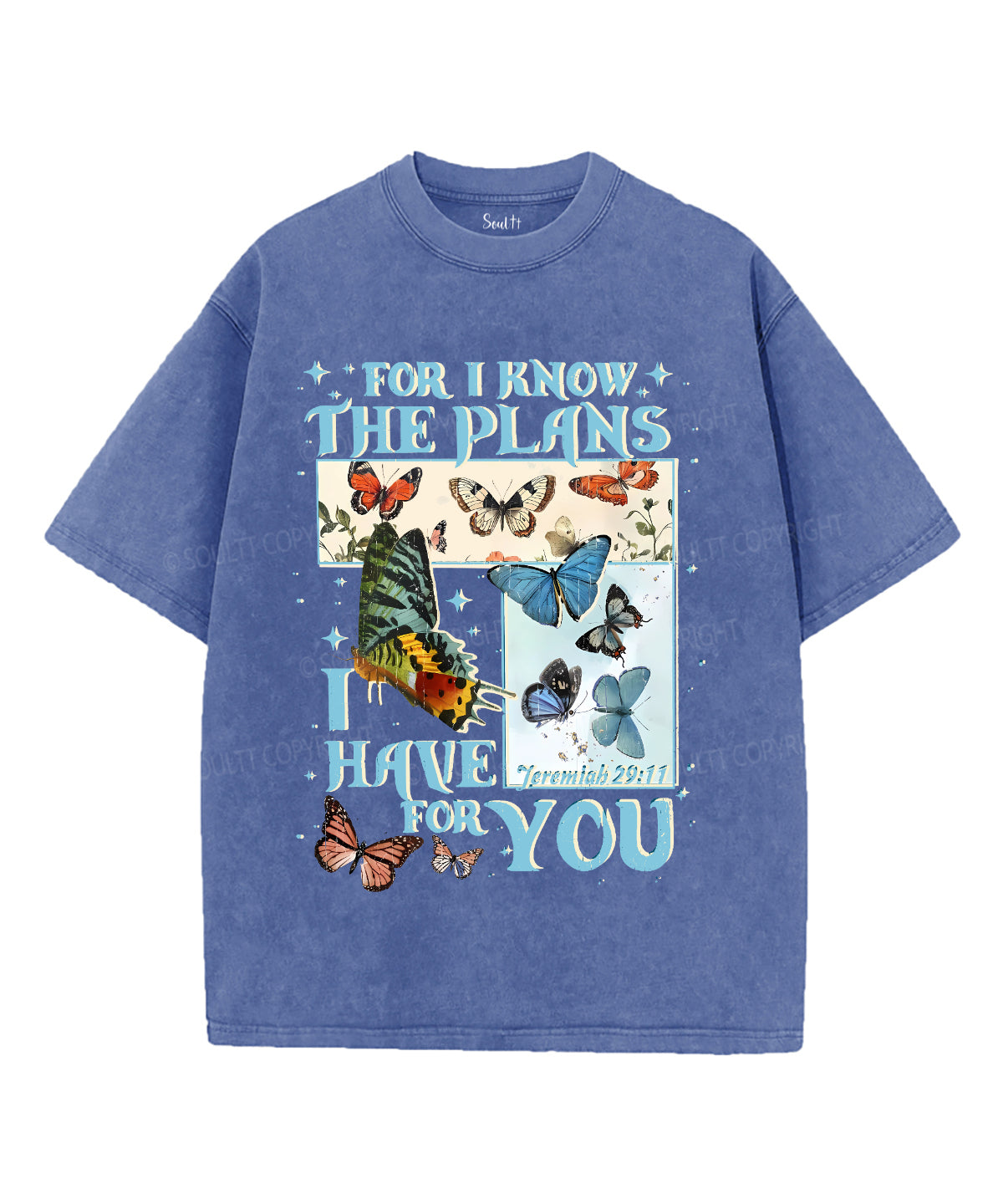 The Plans I Have For You Unisex Washed Christian T-shirt Style002 Hoodie, Sweatshirt | CiraTrend.com (Image 3)