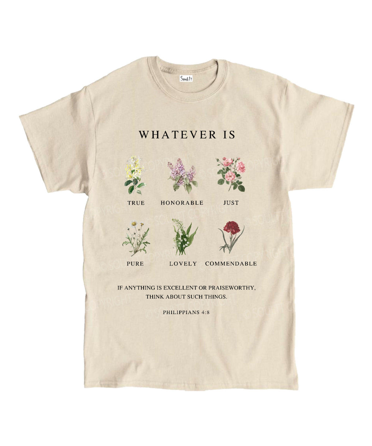 Whatever Unisex Cotton Christian T-Shirt Hoodie, Sweatshirt | CiraTrend.com (Image 4)