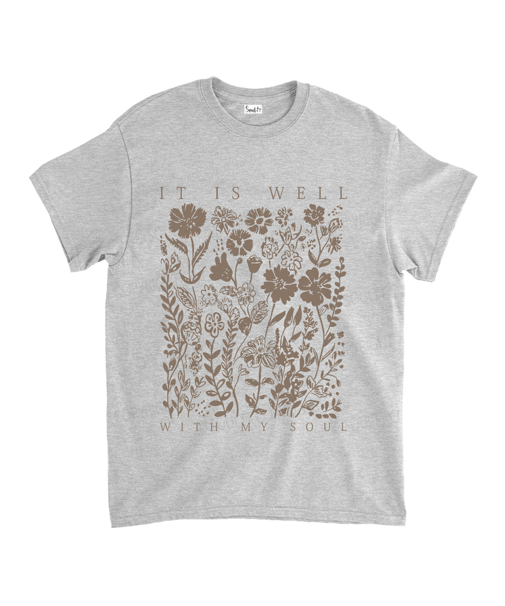 Is Well My Soul Cotton Christian Style005 T-Shirts, Hoodie, Sweatshirt