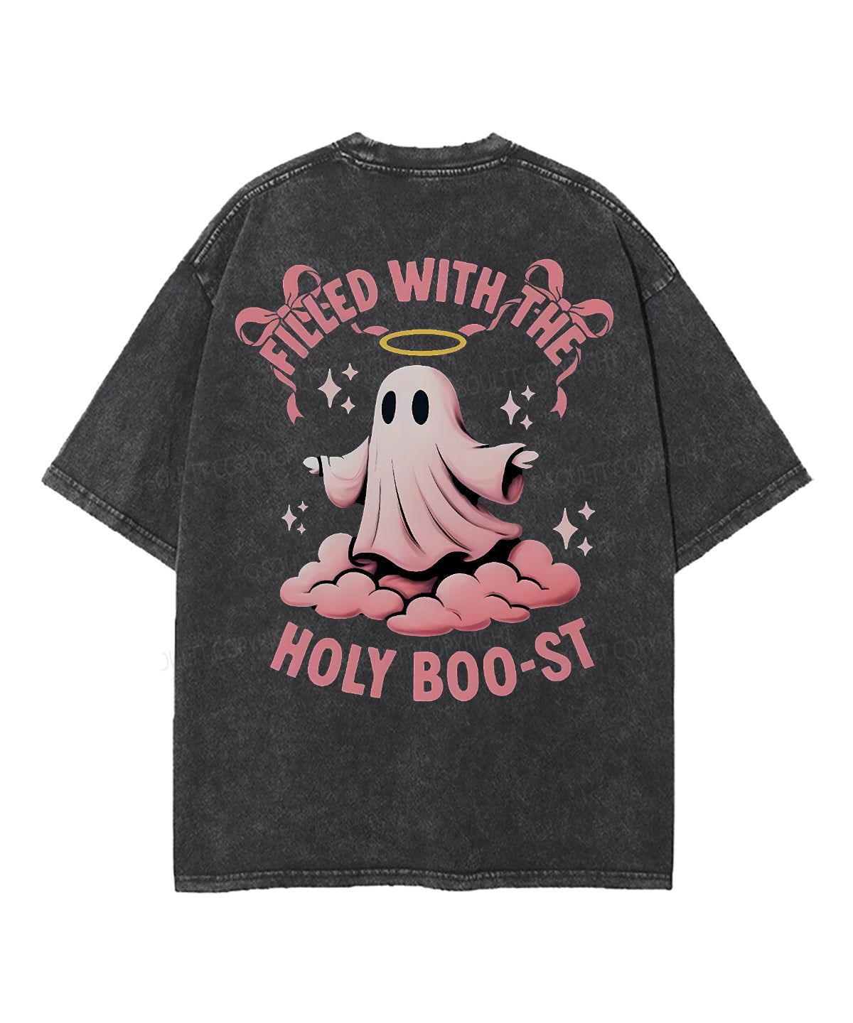Holy Boo Double Sided Washed Christian T-Shirts, Hoodie, Sweatshirt