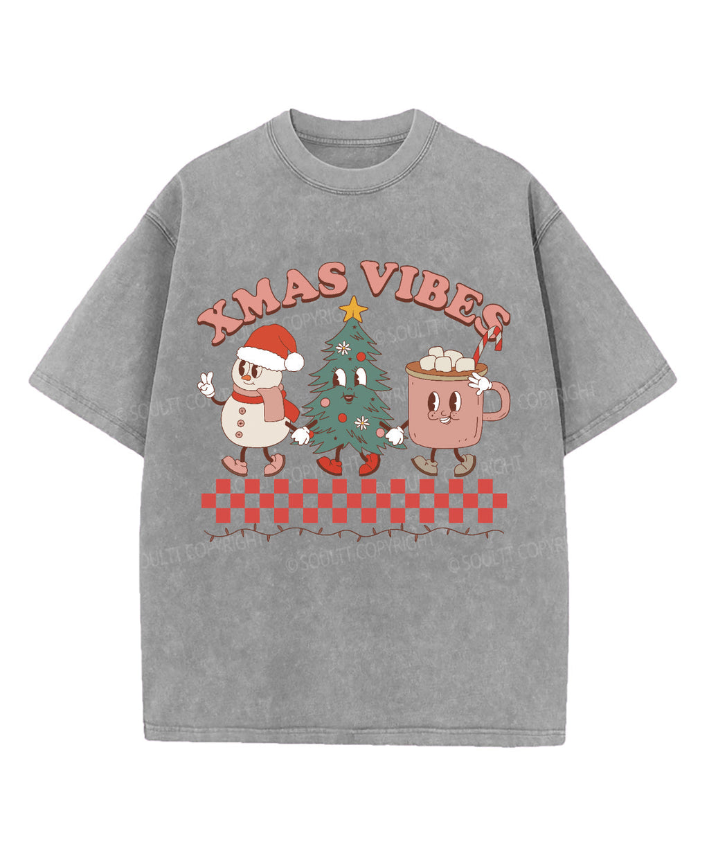 Xmas Vibes Washed Christian T-shirt Hoodie, Sweatshirt | CiraTrend.com (Image 4)