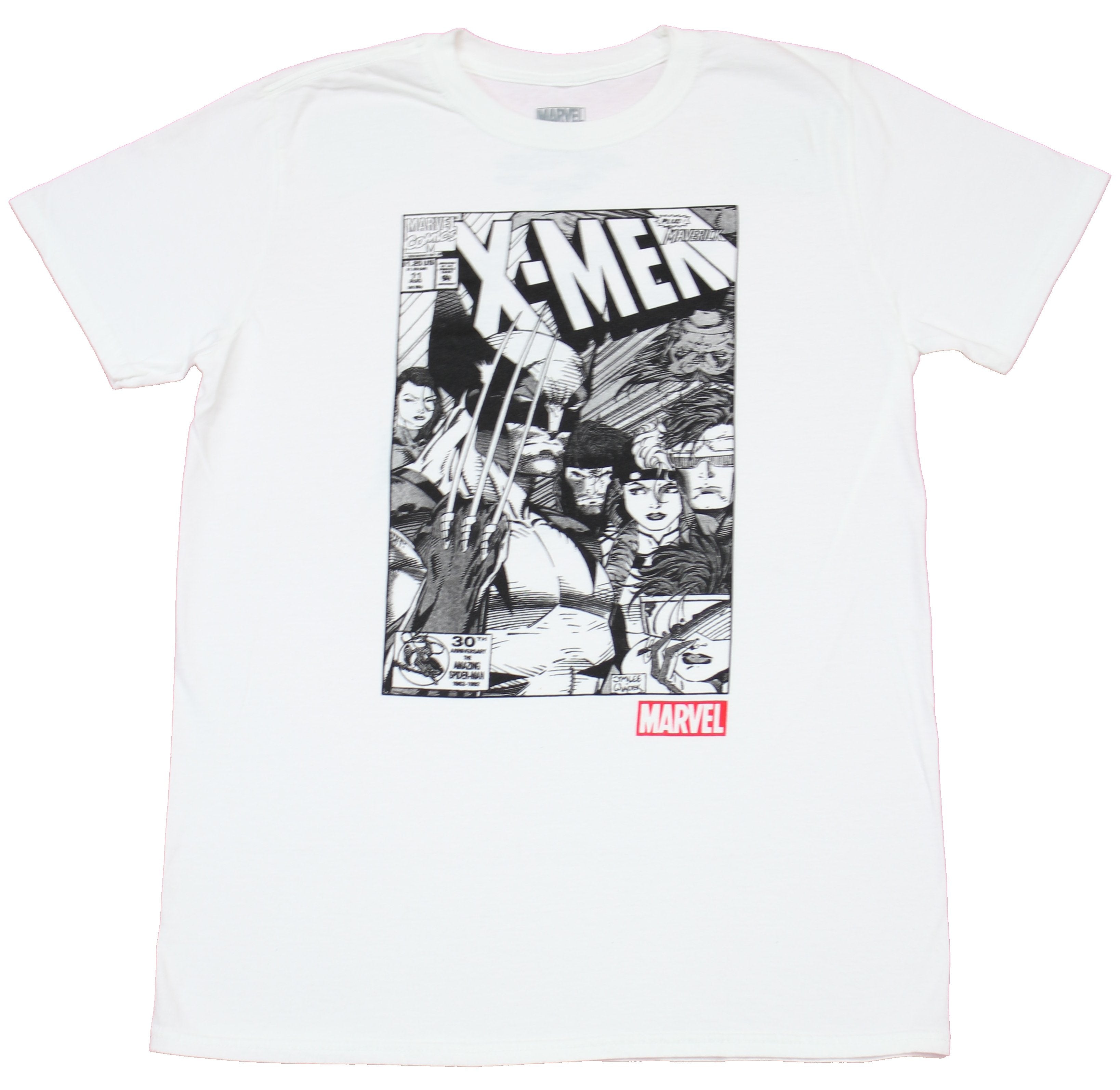 X-Men Mens T-Shirt - Issue 11 Wolverine Jim Lee B & W Cover Image Hoodie, Sweatshirt | CiraTrend.com (Image 1)