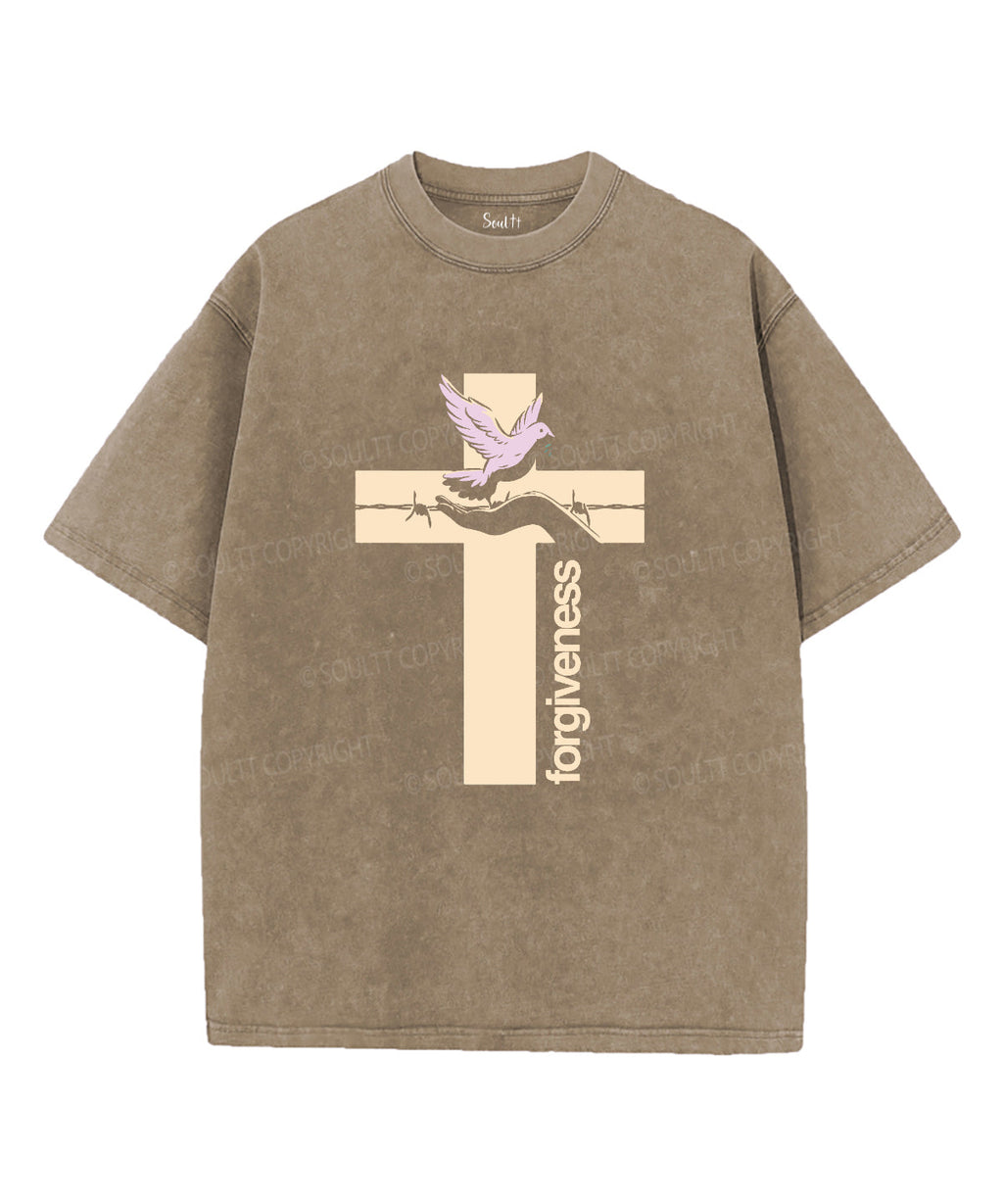 Forgiveness Washed Christian T-shirt Hoodie, Sweatshirt | CiraTrend.com (Image 5)