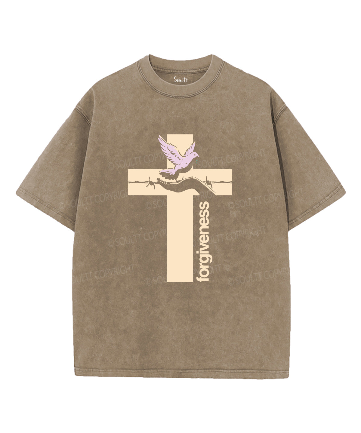 Forgiveness Washed Christian T-shirt Hoodie, Sweatshirt | CiraTrend.com (Image 5)