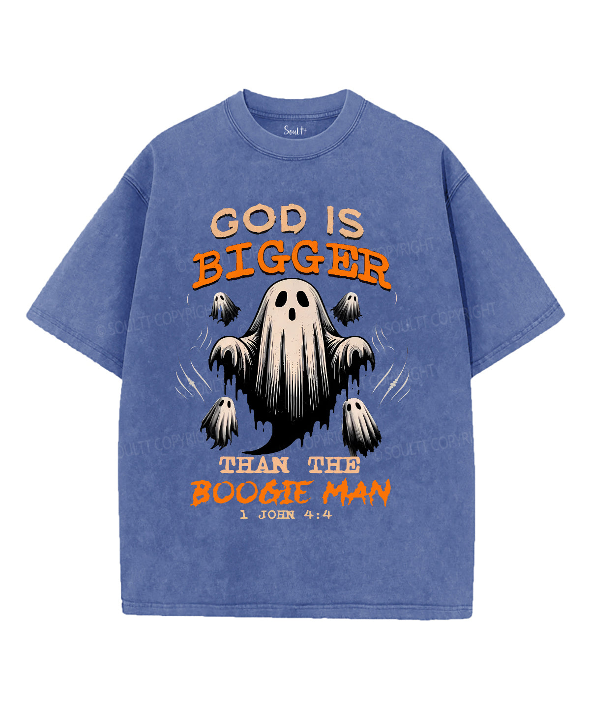 God Is Bigger Washed Christian Style001 T-Shirts, Hoodie, Sweatshirt