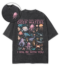 I Will Be With You Double Sided Unisex Washed Christian T-shirt Style047 Hoodie, Sweatshirt | CiraTrend.com (Image 1)