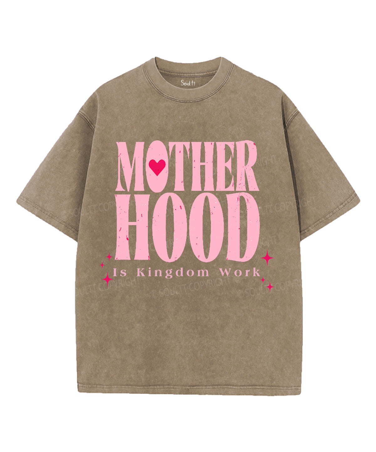 Motherhood Is Kingdom Work Unisex Washed Christian T-shirt Style001 Hoodie, Sweatshirt | CiraTrend.com (Image 5)