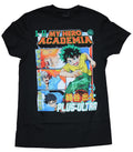 My Hero Academia Mens T-Shirt - Deku Side Power Next To action Bars Hoodie, Sweatshirt | CiraTrend.com