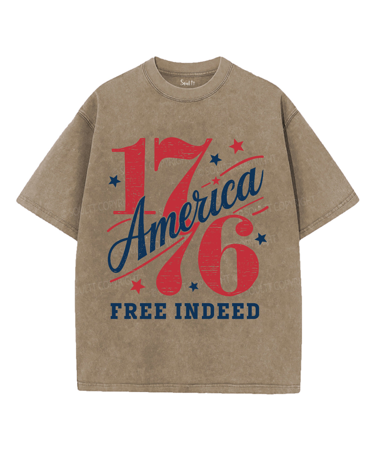 Free Indeed Unisex Washed Christian T-shirt Style001 Hoodie, Sweatshirt | CiraTrend.com (Image 5)