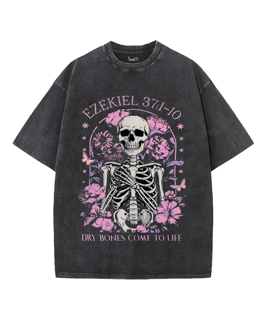 Dry Bones Come To Life Unisex Washed Christian T-shirt Style013 Hoodie, Sweatshirt | CiraTrend.com (Image 1)