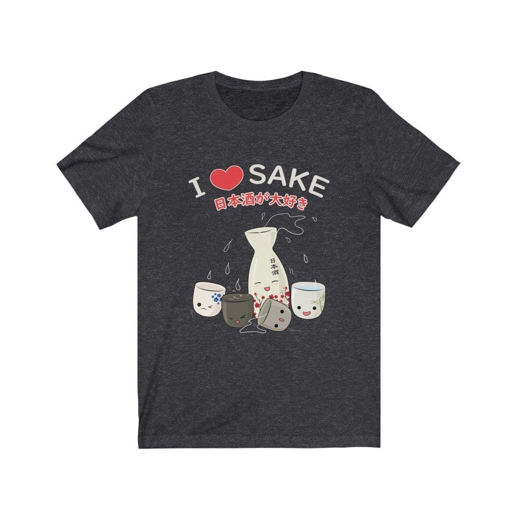 I Love Sake Unisex Tee Hoodie, Sweatshirt | CiraTrend.com (Image 3)