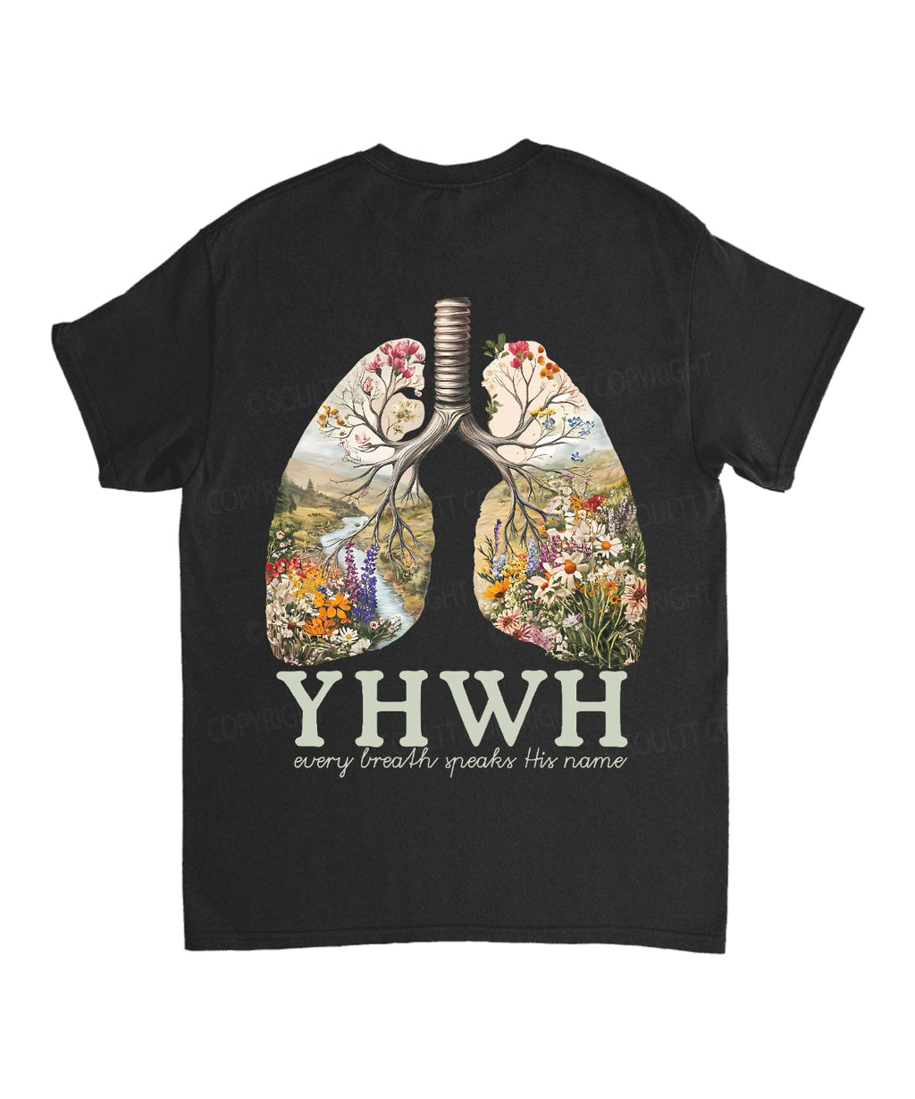 Every Breath Speaks His Name Double Sided Cotton Christian Style002 T-Shirts, Hoodie, Sweatshirt