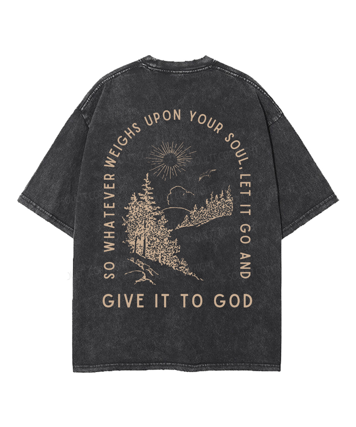 Give It To God Double Sided Unisex Washed Christian T-shirt Style001 Hoodie, Sweatshirt | CiraTrend.com (Image 5)