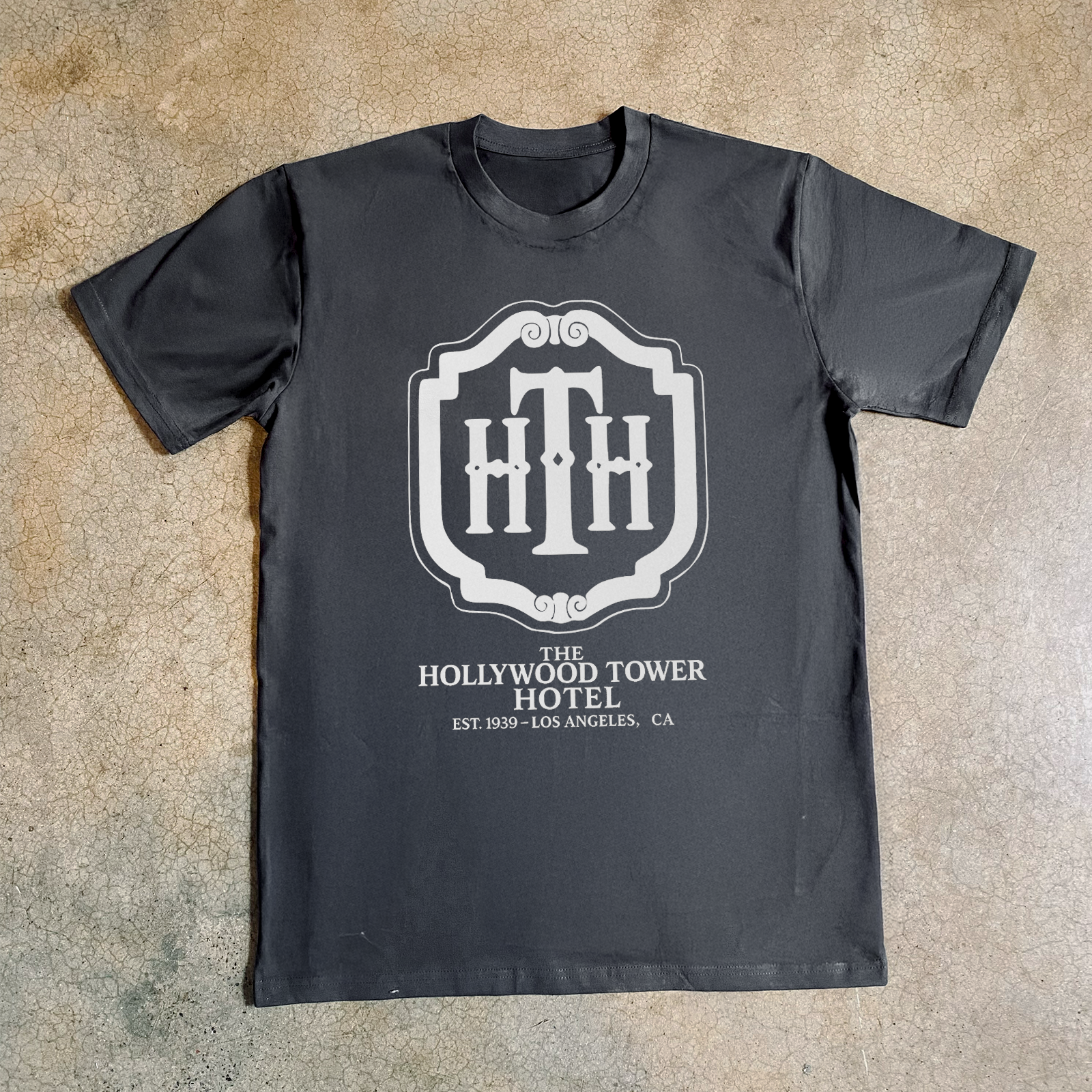 'TOWER OF TERROR' HOLLYWOOD HOTEL HEAVYWEIGHT BLACK T-SHIRT Hoodie, Sweatshirt | CiraTrend.com (Image 1)