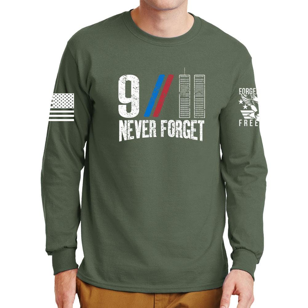 9/11 Never Forget Long Sleeve T-shirt Style001