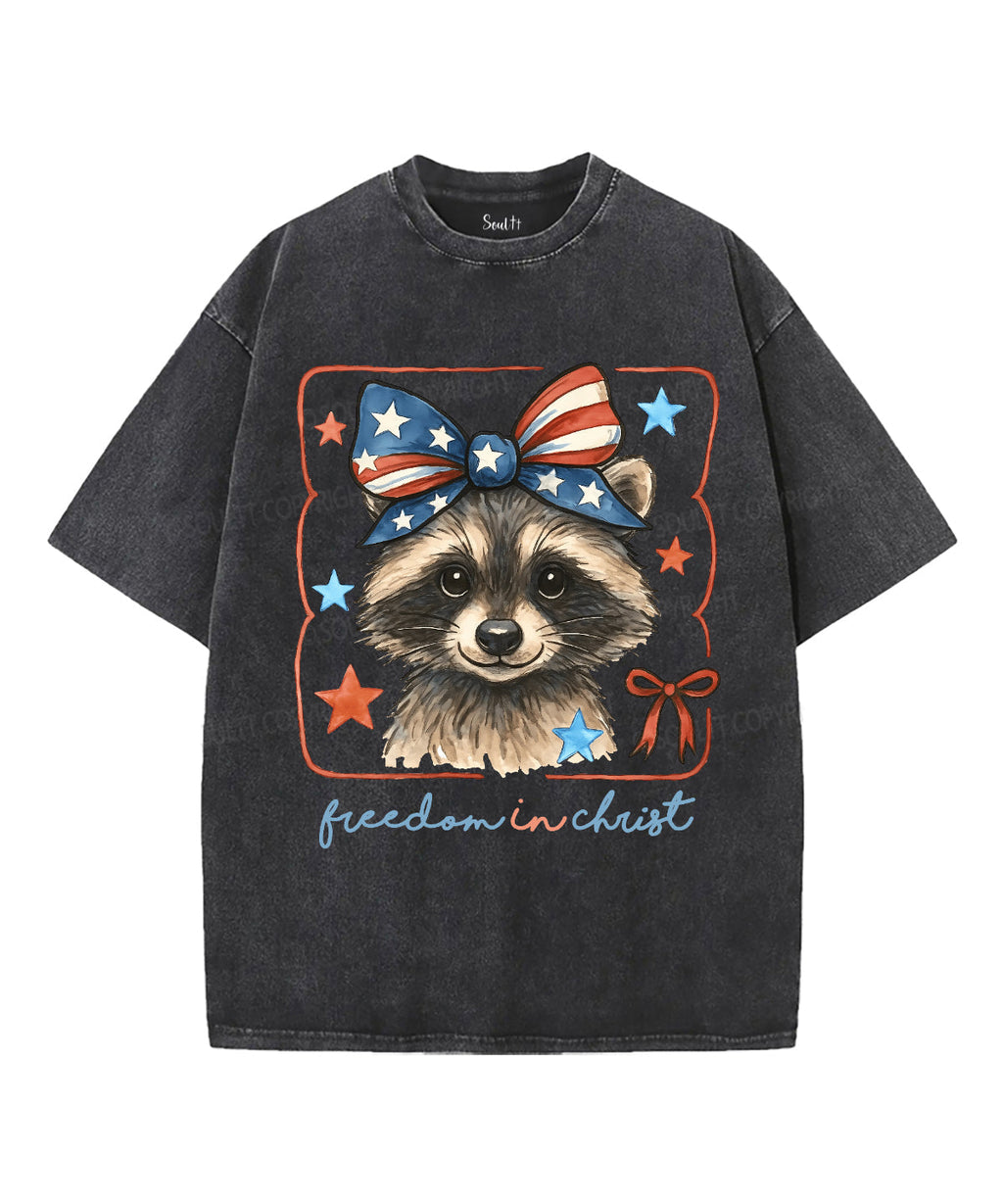 Freedom In Christ Unisex Washed Christian T-shirt Style002 Hoodie, Sweatshirt | CiraTrend.com (Image 2)