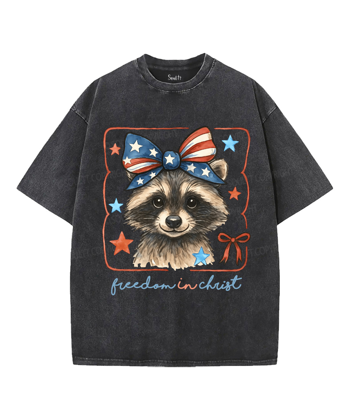 Freedom In Christ Unisex Washed Christian T-shirt Style002 Hoodie, Sweatshirt | CiraTrend.com (Image 2)