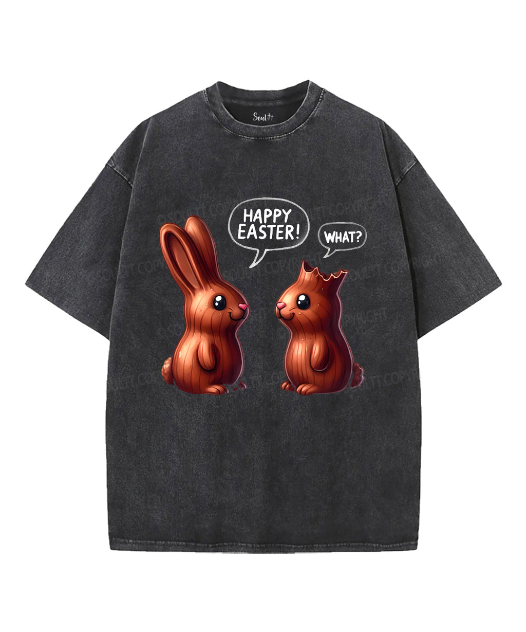 Happy Easter Unisex Washed Christian T-shirt Hoodie, Sweatshirt | CiraTrend.com (Image 2)