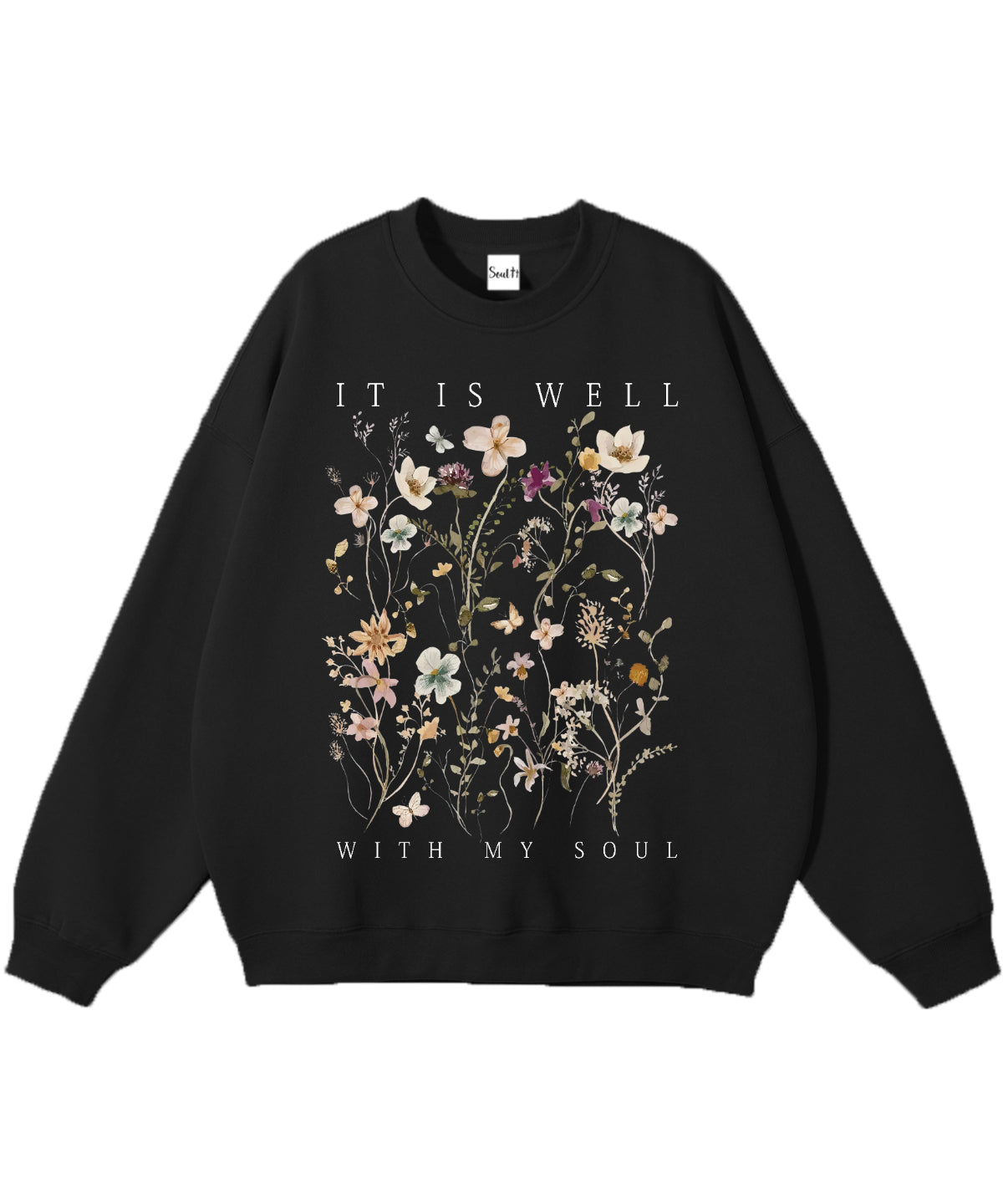 It Is Well With My Soul Cotton Christian Sweatshirt Style002 T-Shirts, Hoodie | CiraTrend.com (Image 1)