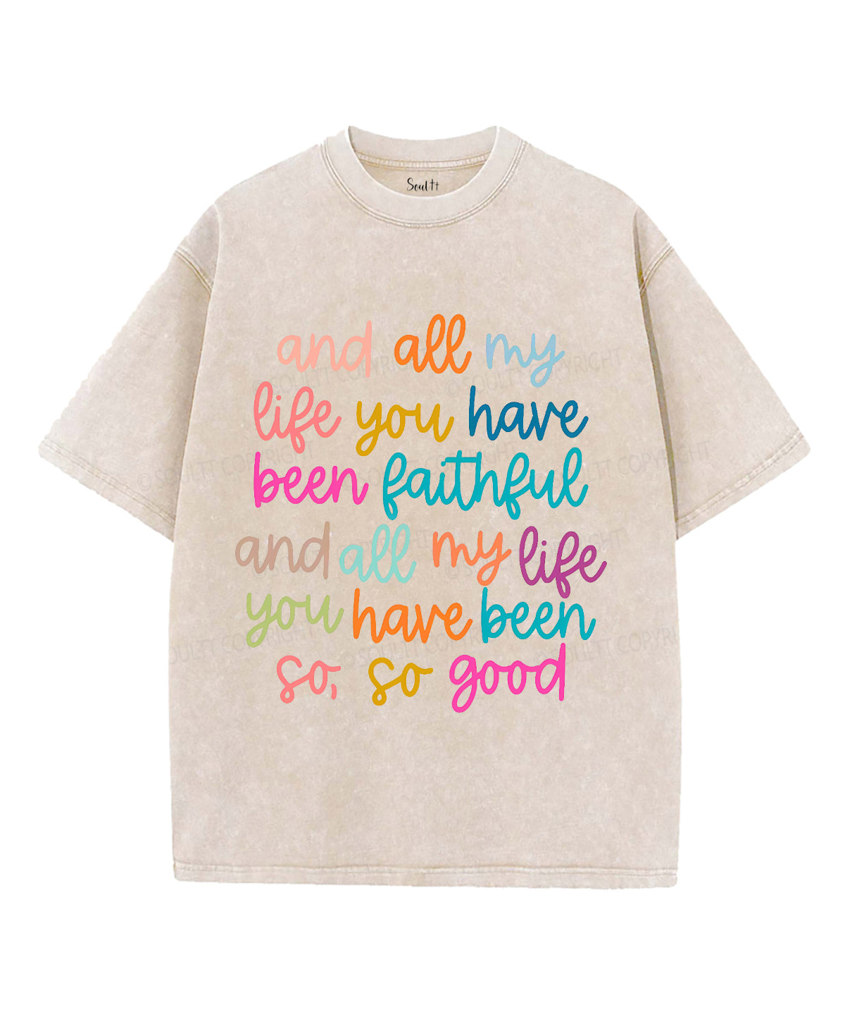 And all my life you have been faithful Unisex Washed Christian T-shirt Hoodie, Sweatshirt | CiraTrend.com (Image 2)