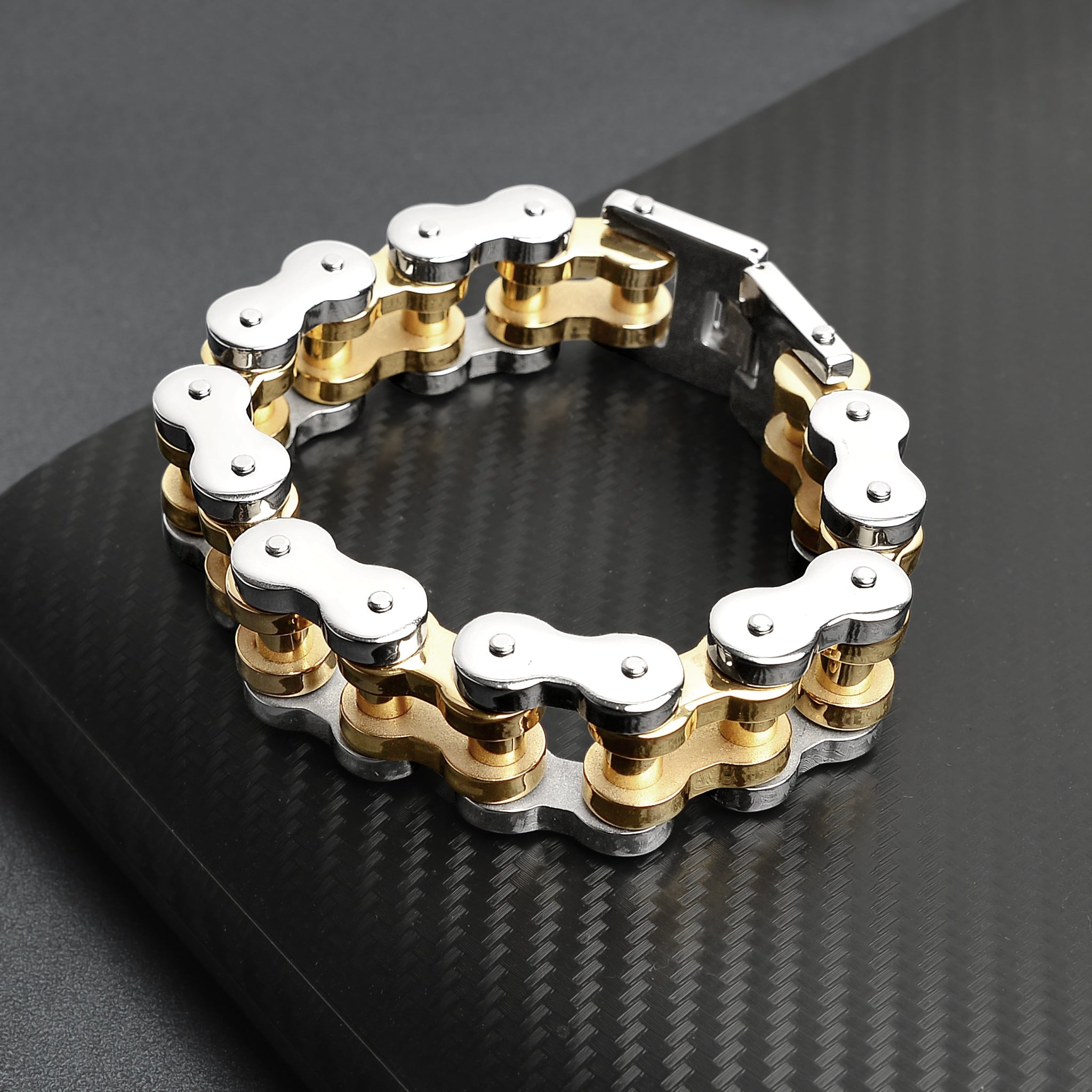 18K Gold PVD Coated Stainless Steel Bike Chain Bracelet T-Shirts, Hoodie, Sweatshirt | CiraTrend.com (Image 4)