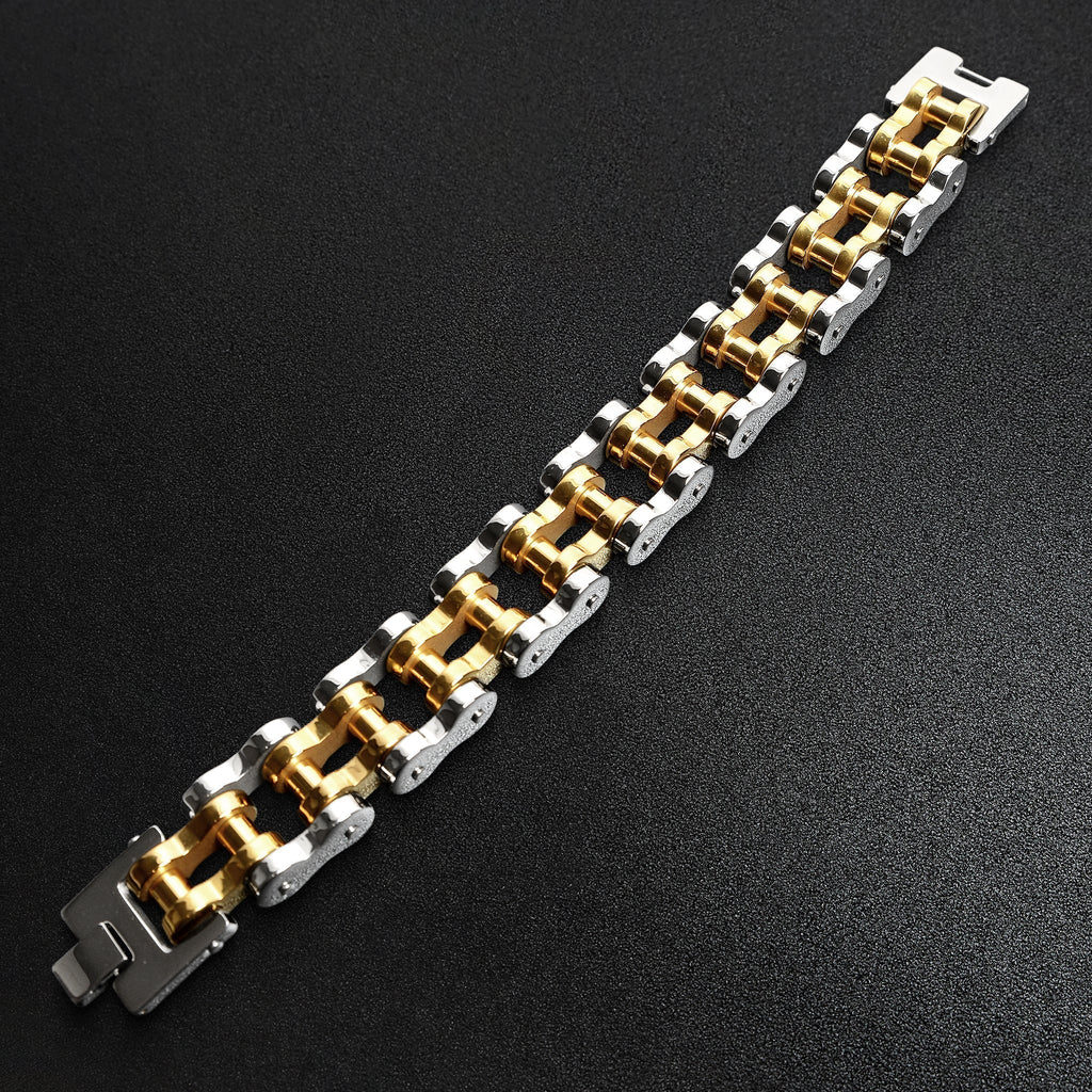 18K Gold PVD Coated Stainless Steel Bike Chain Bracelet T-Shirts, Hoodie, Sweatshirt | CiraTrend.com (Image 3)
