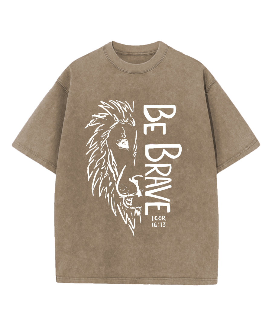 Be Brave Washed Christian T-shirt Style001 Hoodie, Sweatshirt | CiraTrend.com (Image 5)
