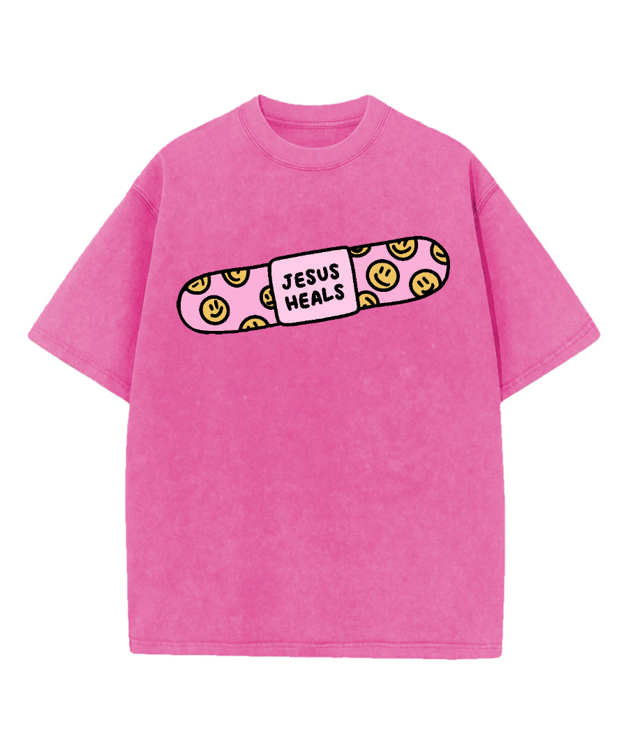 Jesus Heals Washed Christian T-shirt Style001 Hoodie, Sweatshirt | CiraTrend.com (Image 3)