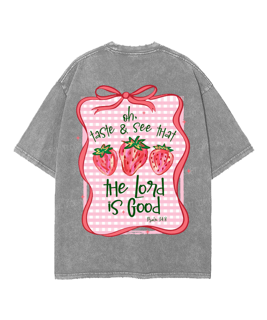 The Lord Is Good Double Sided Unisex Washed Christian T-shirt Style002 Hoodie, Sweatshirt | CiraTrend.com (Image 5)