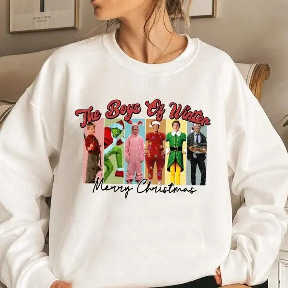 90s CHRISTMAS BOys Movie Character Shirt Sweatshirt Hoodie Tee Menswear Womenswear