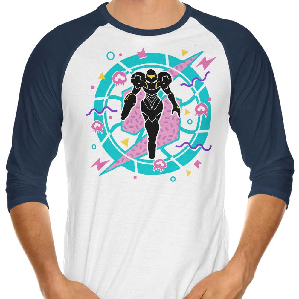 90's Hunter - 3/4 Sleeve Raglan T-Shirt Hoodie, Sweatshirt | CiraTrend.com (Image 3)