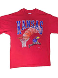 90s Kansas Jayhawks - Vintage College Basketball Tee Vintage Unisex T-shirt Sweatshirt Hoodie | CiraTrend.com