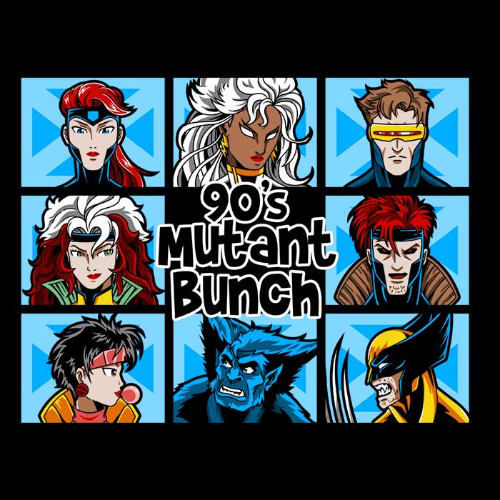 90's Mutant Bunch - Sweatshirt T-Shirts, Hoodie | CiraTrend.com (Image 2)