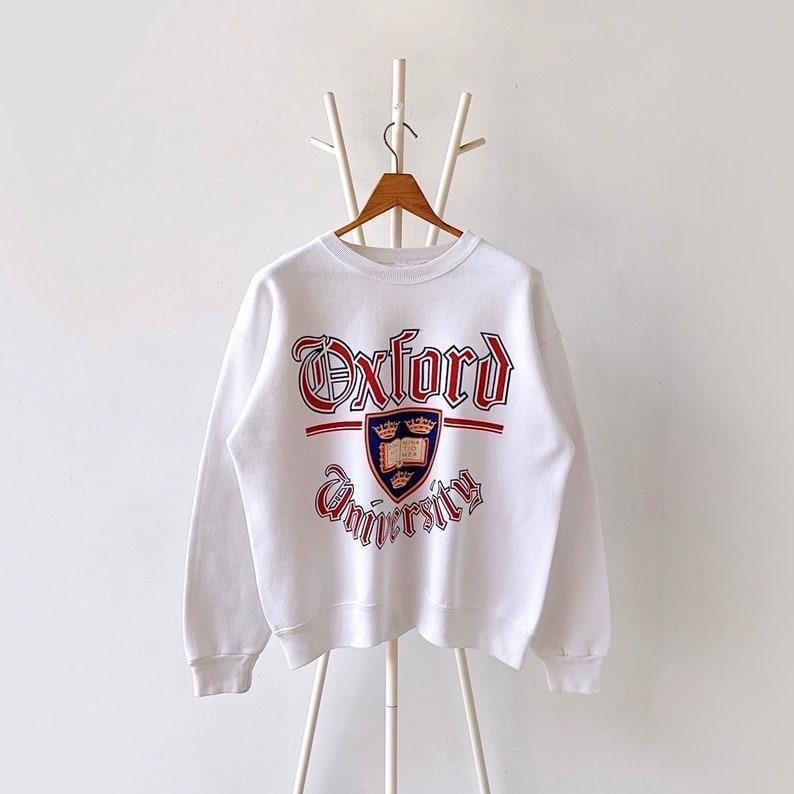 90s Oxford University crewneck sweatshirt