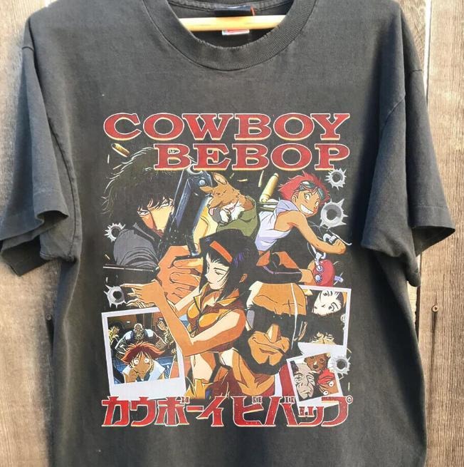 90s Vintage Cowboy Bebop Shirt, Anime Shirt, Cowboy Bebop Tee Shirt Sweatshirt, Hoodie, Comfort Colors