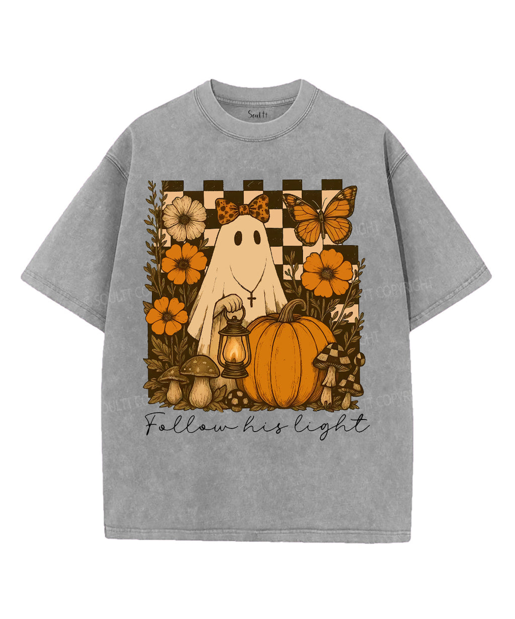 Halloween Jesus Unisex Washed Christian T-shirt Style002 Hoodie, Sweatshirt | CiraTrend.com (Image 4)