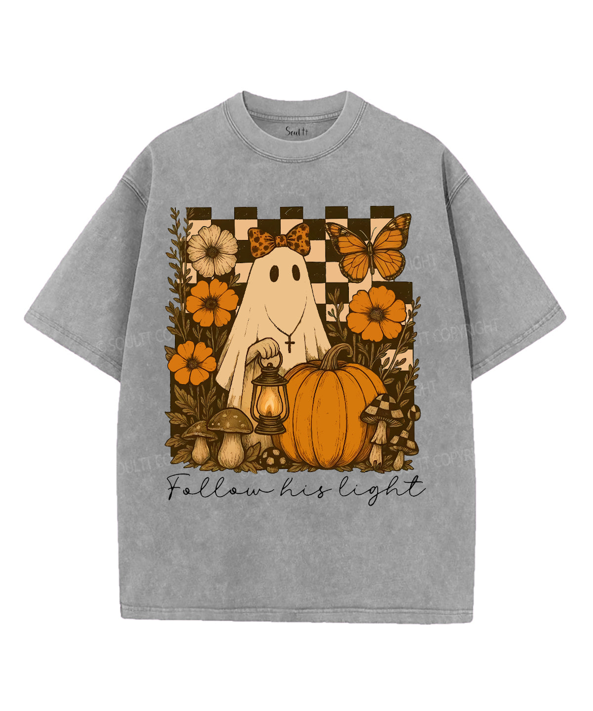 Halloween Jesus Unisex Washed Christian T-shirt Style002 Hoodie, Sweatshirt | CiraTrend.com (Image 4)
