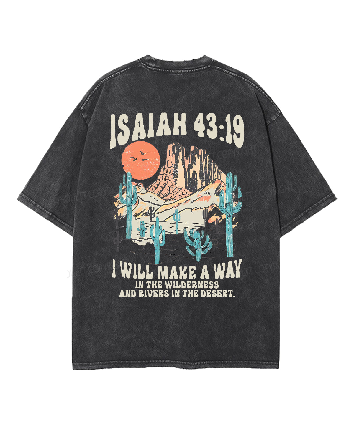 I Will Make Way Double Sided Washed Christian T-Shirts, Hoodie, Sweatshirt