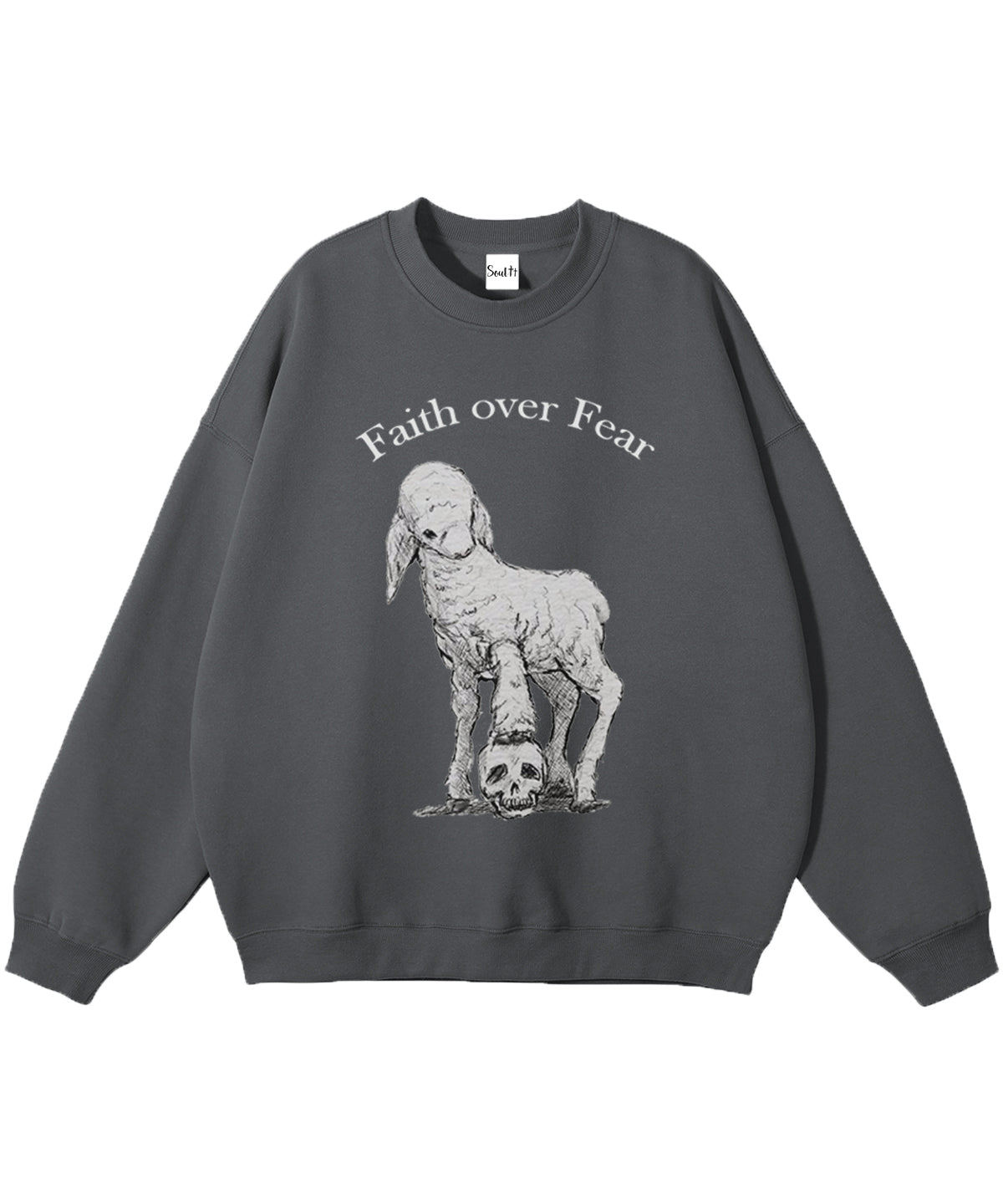 Faith Over Fear Cotton Christian Sweatshirt T-Shirts, Hoodie | CiraTrend.com (Image 4)