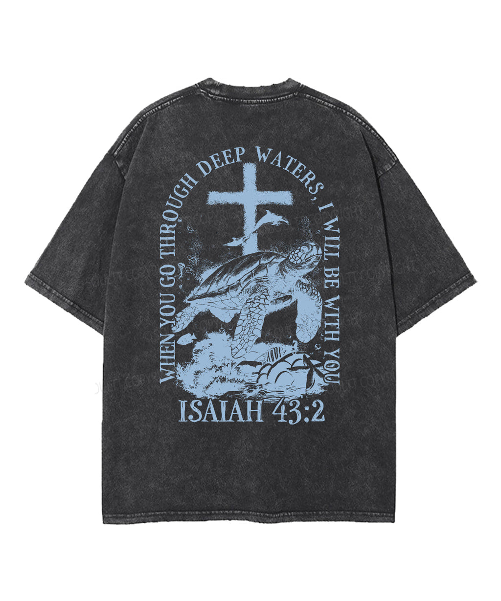 I Will Be With You Double Sided Unisex Washed Christian T-shirt Style051 Hoodie, Sweatshirt | CiraTrend.com (Image 3)