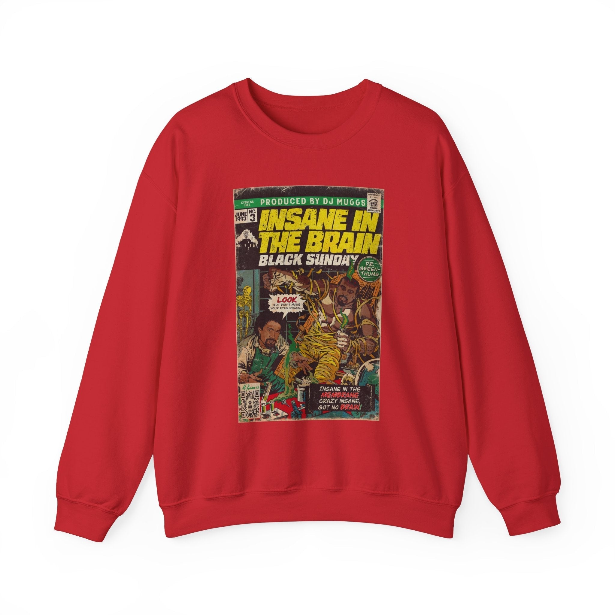 Insane In The Brain - Unisex Heavy BlendÃ¢â€žÂ¢ Crewneck Sweatshirt T-Shirts, Hoodie | CiraTrend.com (Image 2)
