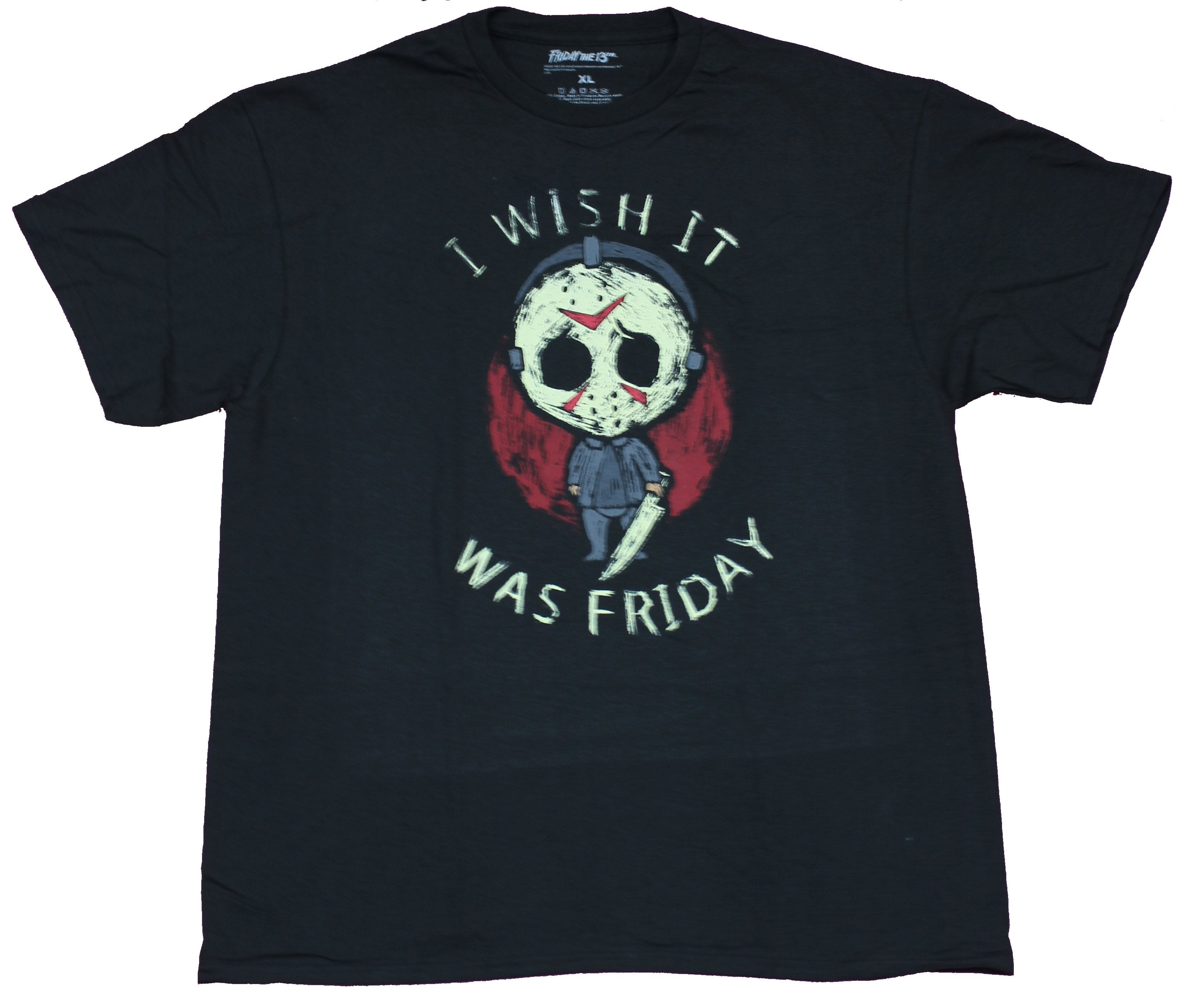 Friday the 13th Mens T-Shirt - I Wish It Was Friday Cutie Jason Hoodie, Sweatshirt | CiraTrend.com