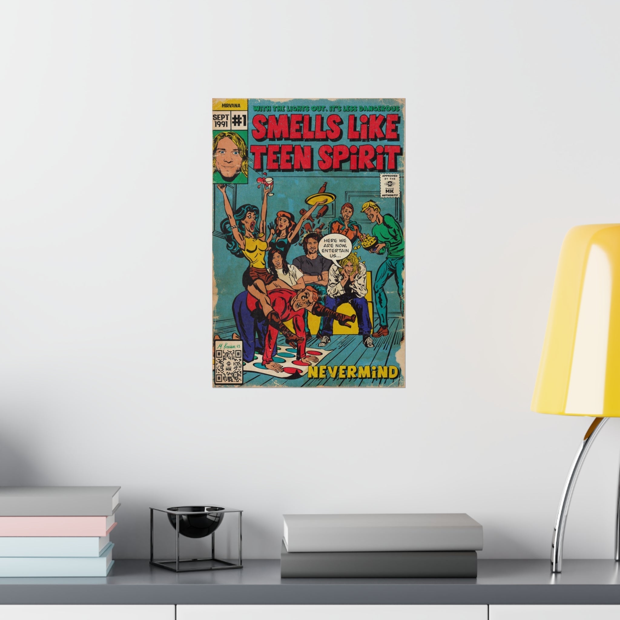 Smells Like Teen Spirit -  Vertical Matte Poster T-Shirts, Hoodie, Sweatshirt | CiraTrend.com (Image 2)