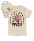 There Was Jesus Double Sided Unisex Cotton Christian T-Shirt Hoodie, Sweatshirt | CiraTrend.com (Image 1)