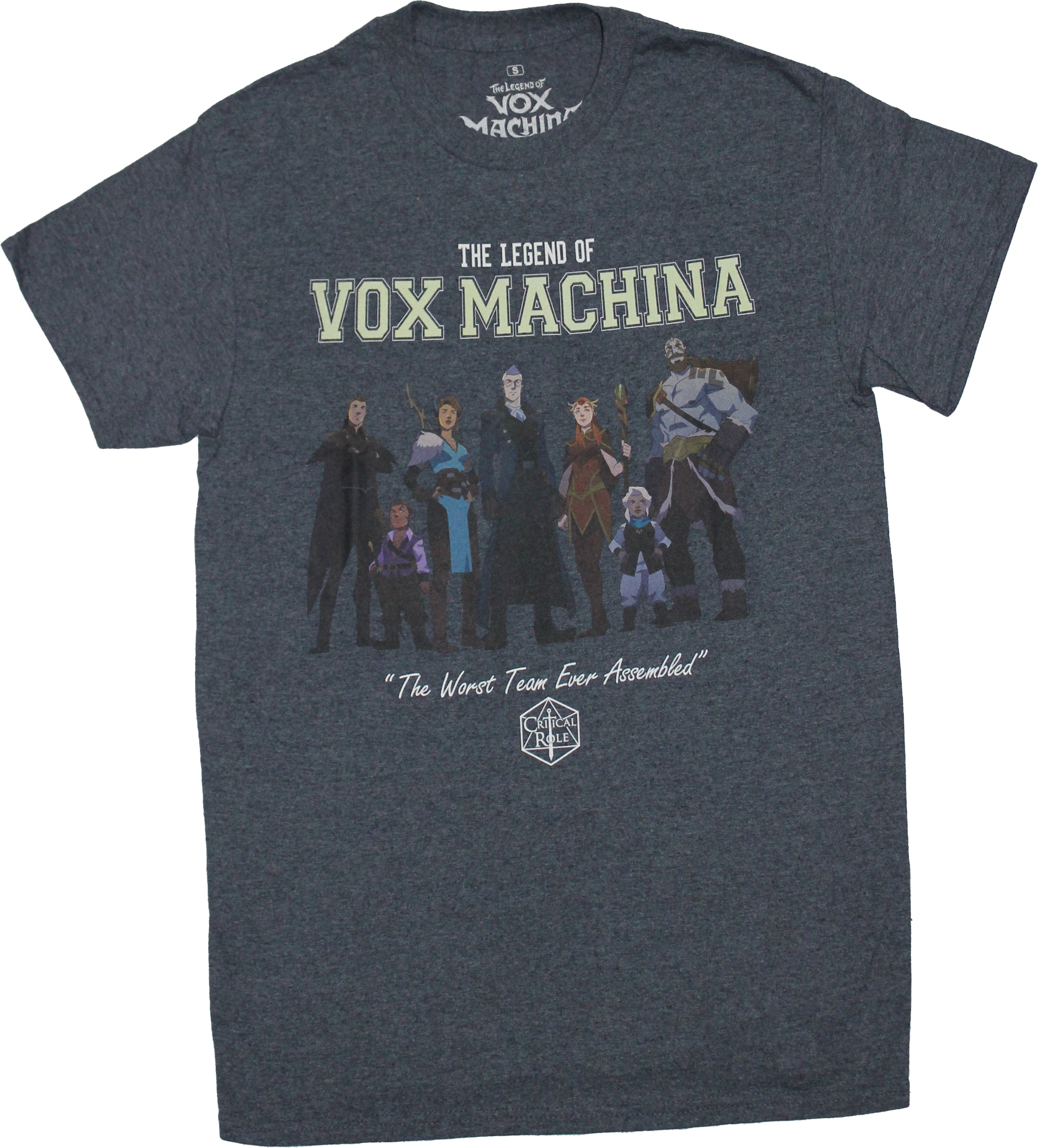 Vox Machina Mens T-Shirt - Cast Worst Team Ever Assembled Hoodie, Sweatshirt | CiraTrend.com