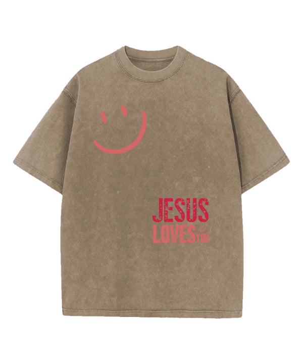 Jesus Love You Washed Christian T-shirt Hoodie, Sweatshirt | CiraTrend.com (Image 5)